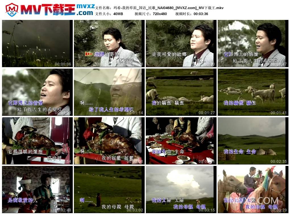 玛希-我的草原_国语_民歌_NAI04680